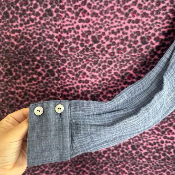 Free People Talk To Me Frayed Hem Popover Blouse - Picture 7 of 8